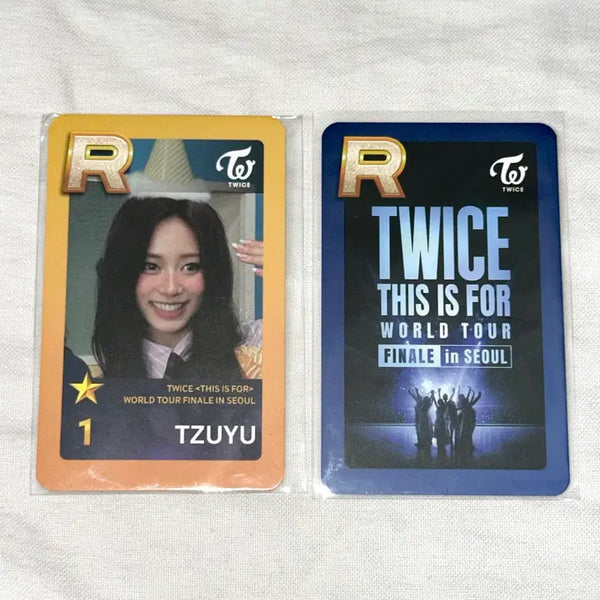 [BUNJANG] TWICE Tzuyu Ang-kon Superstar J Collection Mission Event Photocard Bundle Set / (일괄/택포) 트와이스 쯔위 앙콘 슈스제 미션 이벤트 포카