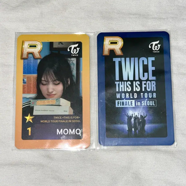 [BUNJANG] Twice Momo 'Shusuje Mission Event' Concert Photocard Bundle Set / (일괄/택포) 트와이스 모모 앙콘 슈스제 미션 이벤트 포카
