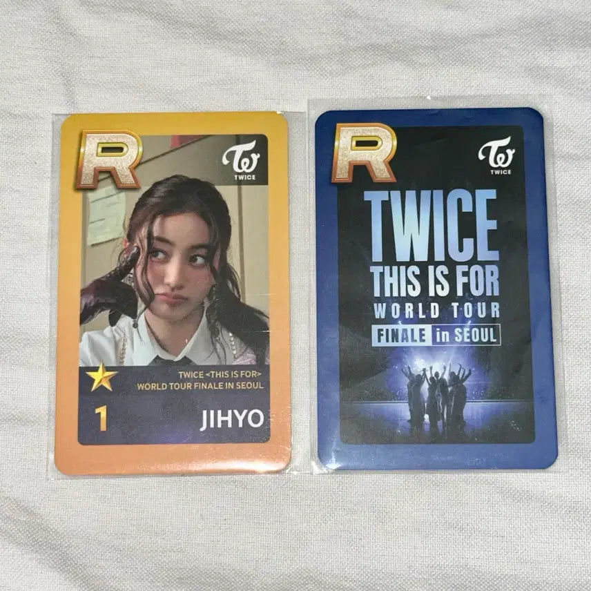 [BUNJANG] TWICE Jihyo"s Merry & Happy Concert "Shooting Star" Mission Event Photocard Bundle Set / (일괄) 트와이스 지효 앙콘 슈스제 미션 이벤트 포카