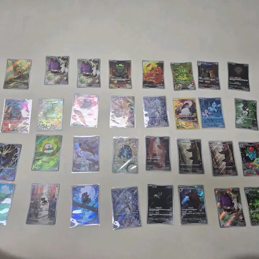 [BUNJANG] Pokemon Cards Bundle Set (Duvicgul, N's Rashiram AR Included) - 37 AR Cards, 1 CHR / 포켓몬카드 두빅굴,n의래쉬라무 ar포함 ar37, chr1종팔아요