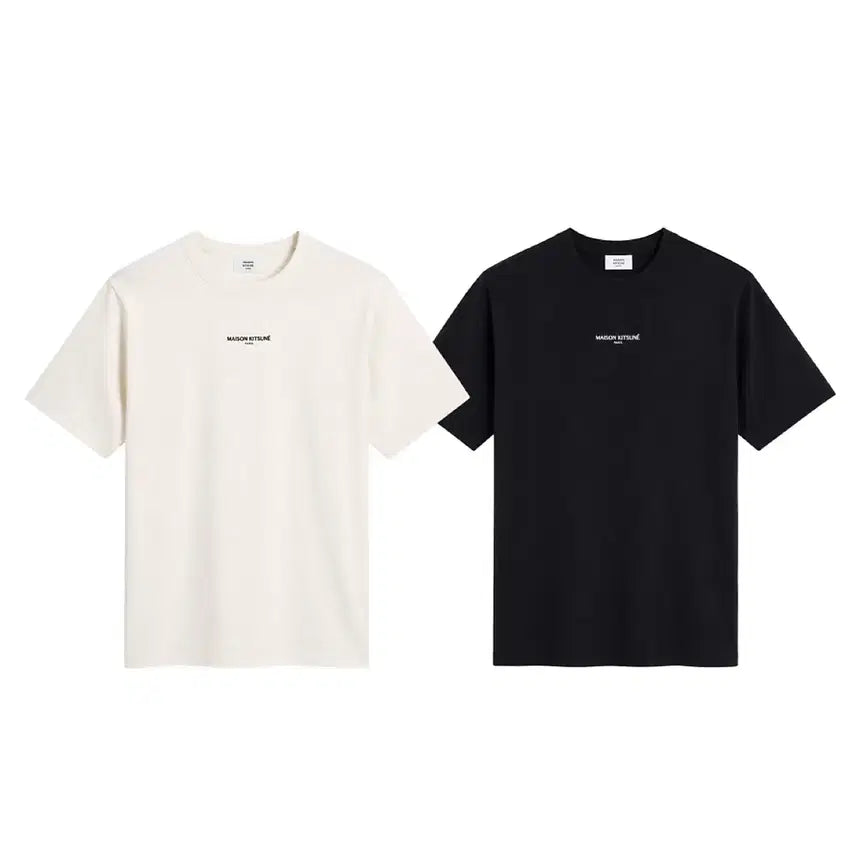 [BUNJANG] Maison Kitsuné Parisien Comfort T-Shirt / 메종키츠네  파리컴포트 반팔
