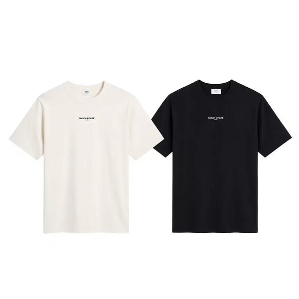 [BUNJANG] Maison Kitsuné Parisien Comfort T-Shirt / 메종키츠네  파리컴포트 반팔