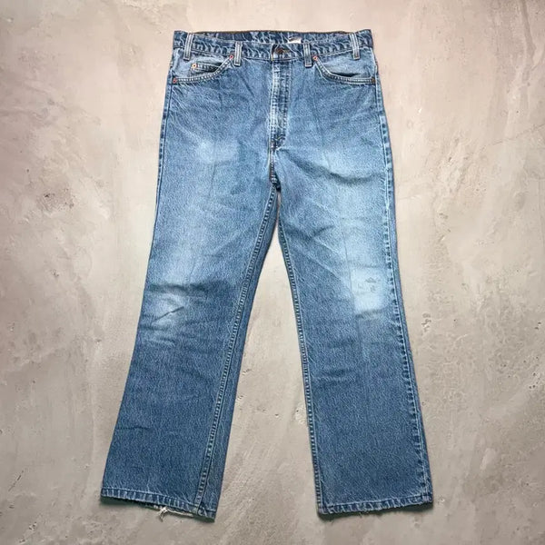 [BUNJANG] Levi's 517 Orange Tab Bootcut Jeans (USA Made, 90s) / [36/30] 90s USA 리바이스 517 부츠컷 오렌지탭 중청 연청