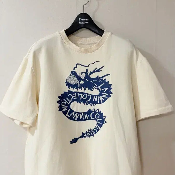 [BUNJANG] LANVIN COLLECTION Short Sleeve T-Shirt Ivory F / 한섬 랑방 컬렉션 반팔 티셔츠 아이보리 F