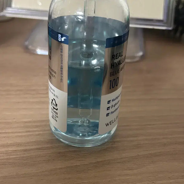[BUNJANG] Wellage Real Hyaluronic Ampoule 100ml / 웰라쥬 리얼 히알루로닉앰플 100ml(60미리 정도 남아있음)