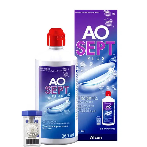 [BUNJANG] AO SEPT PLUS Lens Solution (360ml x 5) / AO SEPT 렌즈세정액 5개