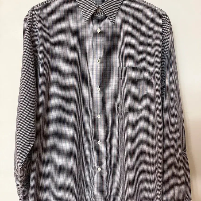 [BUNJANG] Brioni Check Shirt (New) / 최고급명품 브리오니 체크셔츠 (새제품)