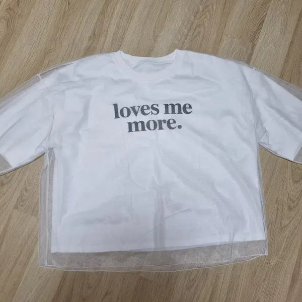 [BUNJANG] See-Through Layered Short-Sleeve T-Shirt White / 시스루 레이어드 반팔 티셔츠 화이트
