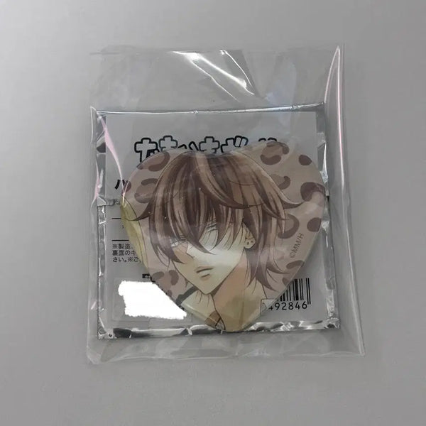 [BUNJANG] Mitsubachi Miyuki Kono Danshi Naru Illustration Heart Pin Button Can Badge / 미츠바치 미유키 건방진 그녀석 나루세 일러스트 하트 핀버튼 캔뱃지