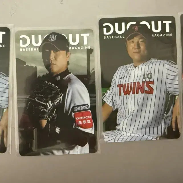 [BUNJANG] The Dugout Magazine Baseball Player Photocard / 더그아웃매거진 나눔
