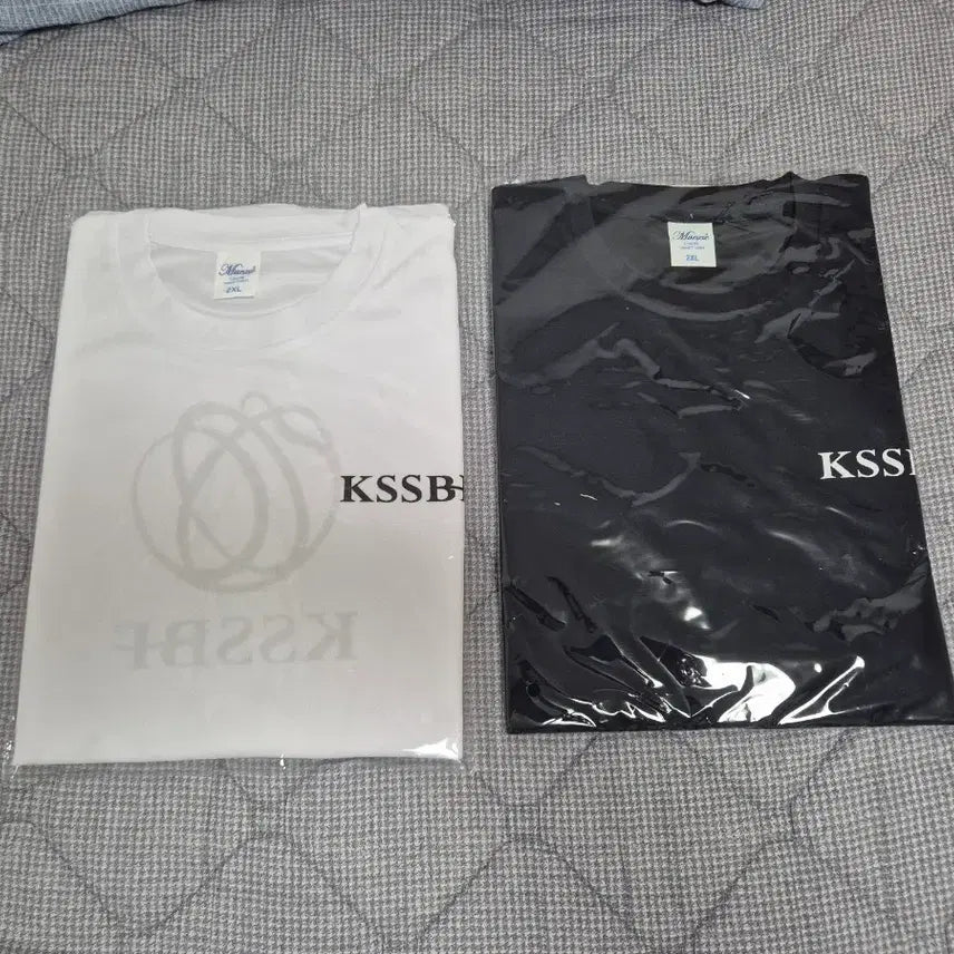 [BUNJANG] KSSB Half Sleeve T-Shirt (White/Black) 2XL / KSSBF 반팔 티셔츠 (화이트/블랙) 2xl