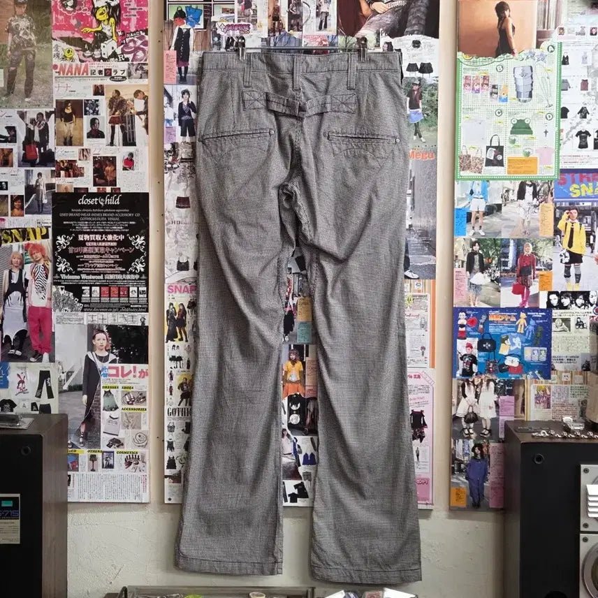 [BUNJANG] Edwin Japanese Cotton Checkered Chino Pants / JPN 에드윈 신치백 체크 부츠컷 코튼 팬츠