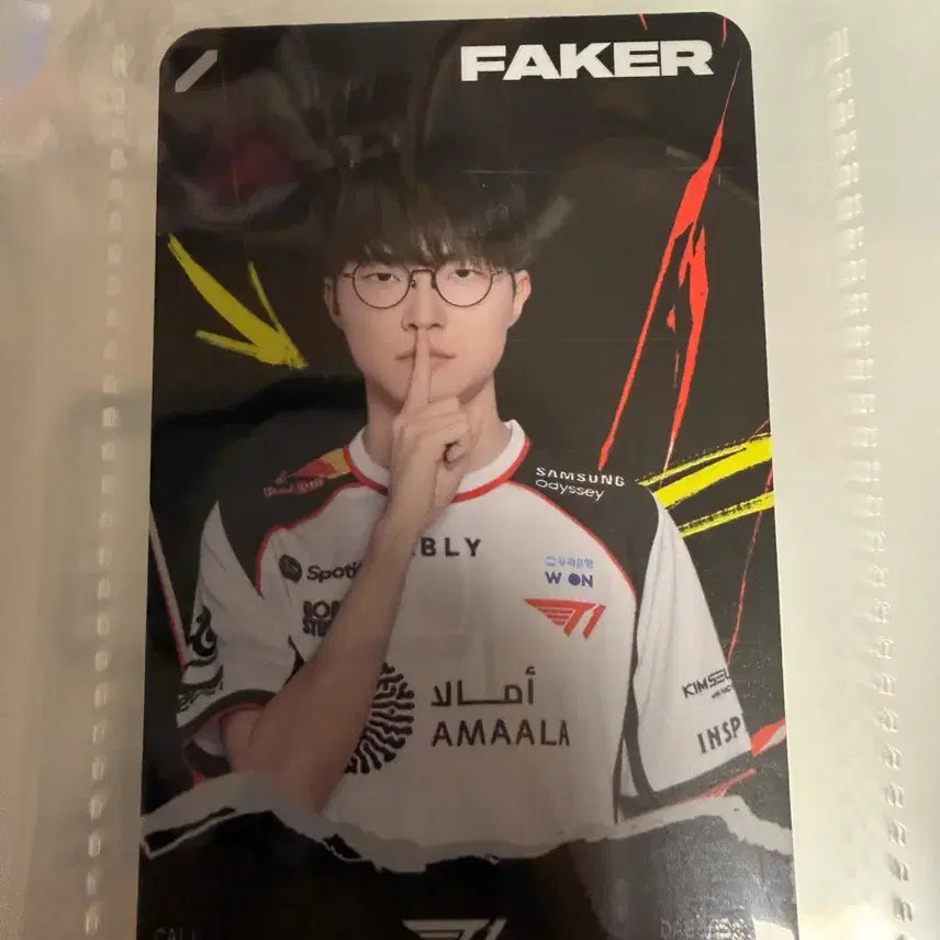 [BUNJANG] T1 Faker Photocard / T1 msi 페이커 포토 카드