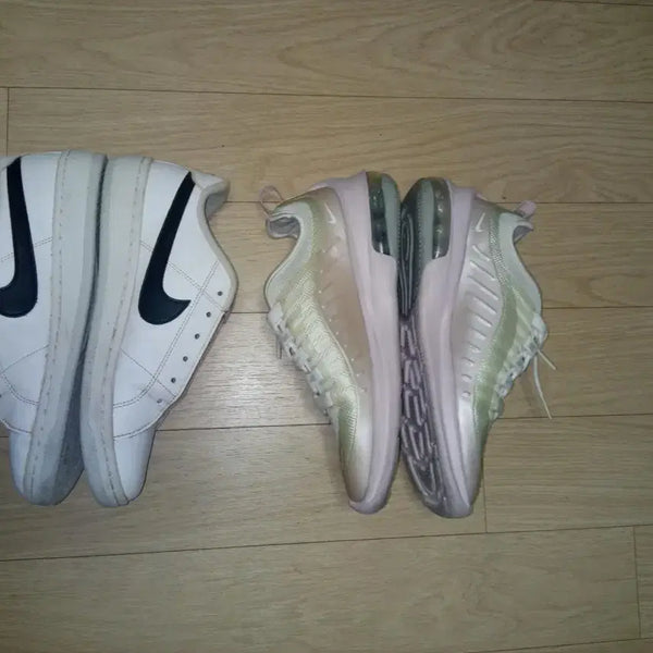 [BUNJANG] Nike Court Royale 2.0 White & Air Max 97 Pink Sneakers / 나이키 코트 로얄 2.0 흰색 / 에어맥스 97 핑크