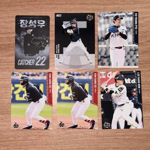 [BUNJANG] KT Wiz KBO Baseball Player Photocard Set / KT위즈 포토카드 KBO 장성우 배정대 고영표 김상수 이강민