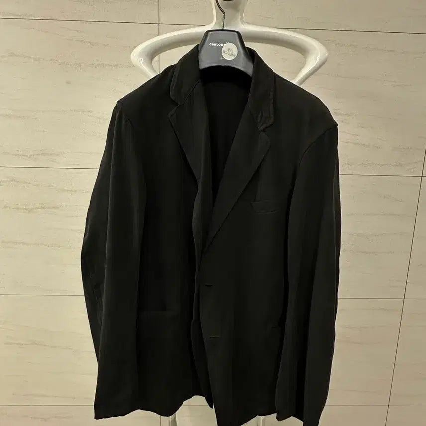 [BUNJANG] Comoli Garment Dyed Jacket Black / 코모리 24FW 가먼트 다잉 자켓 블랙