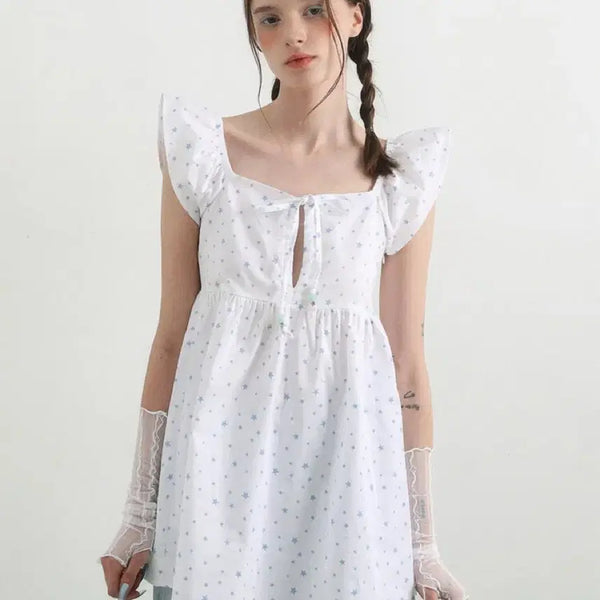 [BUNJANG] Bad Blue Shooting Star Angel Dress White / 배드블루 Shooting Star Angel Dress White 판매