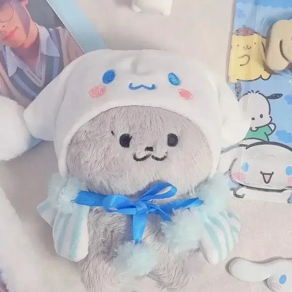 [BUNJANG] Sanrio Cinnamoroll 10cm Doll Clothes Cape / 산리오 시나모롤 인형 옷 케이프 / 10cm 인형옷 / 시나모롤케이프