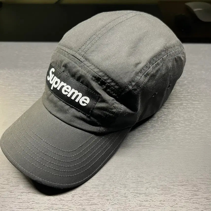 [BUNJANG] Supreme Barbour Collaboration Waxed Cotton Cap / 슈프림 바버 콜라보 캡
