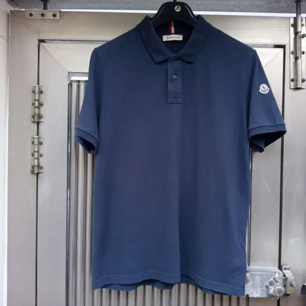 [BUNJANG] Moncler Genuine Short-Sleeve Polo Shirt Navy Size S / 정품 몽클레어 반팔 카라티 95호