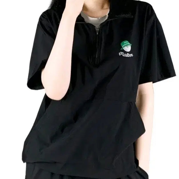 [BUNJANG] Malbon Golf Short Sleeve T-Shirt / 말본 골프 반팔