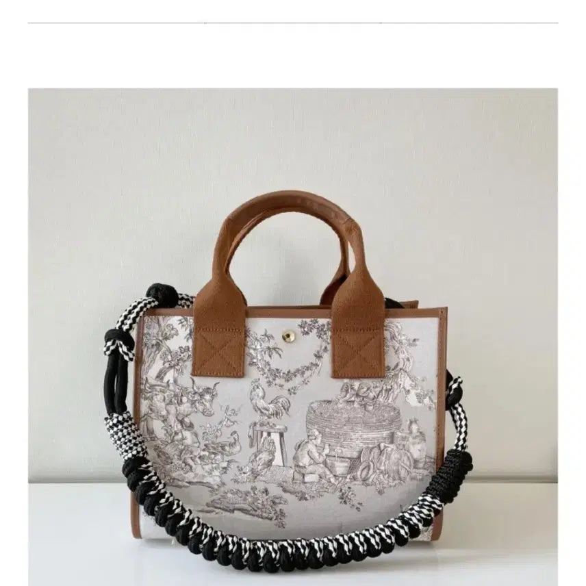 [BUNJANG] Billiontem Twill Rope Strap Bag / 빌리언템 뚜왈  로프 스트랩 가방