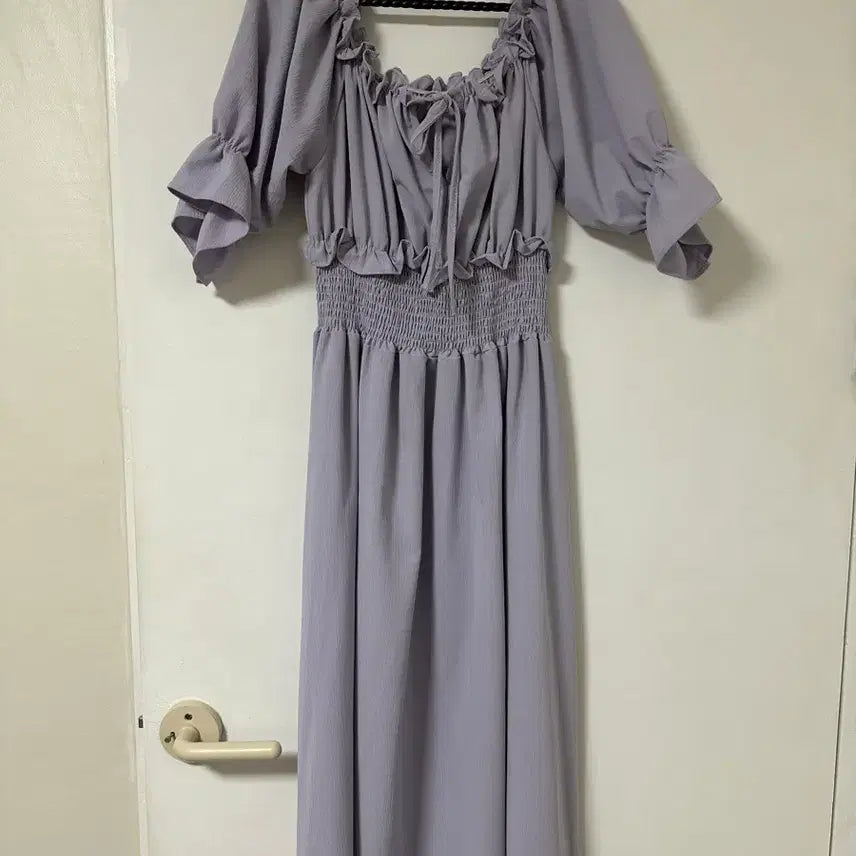 [BUNJANG] Kiena Lavender Midi Dress / 키에나 라벤더 원피스 휴가 여행