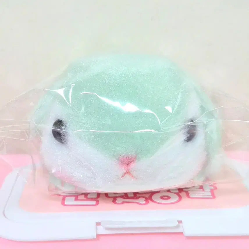 [BUNJANG] Amuse Poteusa Mint Sitting Plush Keychain / 어뮤즈 아뮤즈 포테우사 민트 연두 그린 엎드린 롯삐 롯피 인형 키링