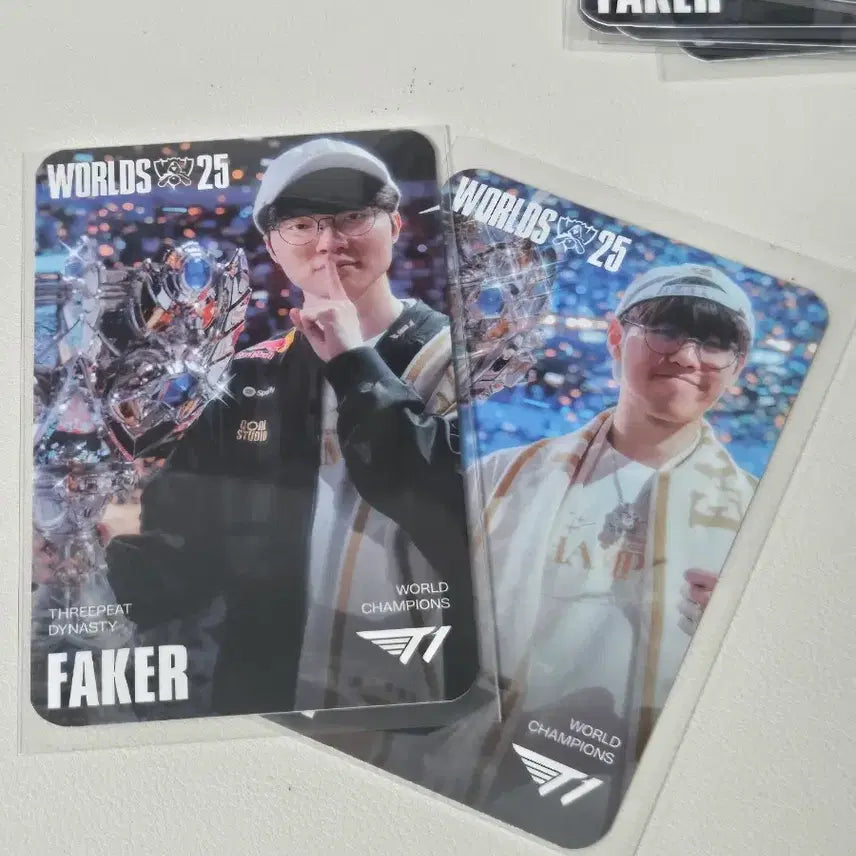 [BUNJANG] T1 Faker & Oner World Championship Photocard Set / MSI T1 월즈포카 페이커+오너