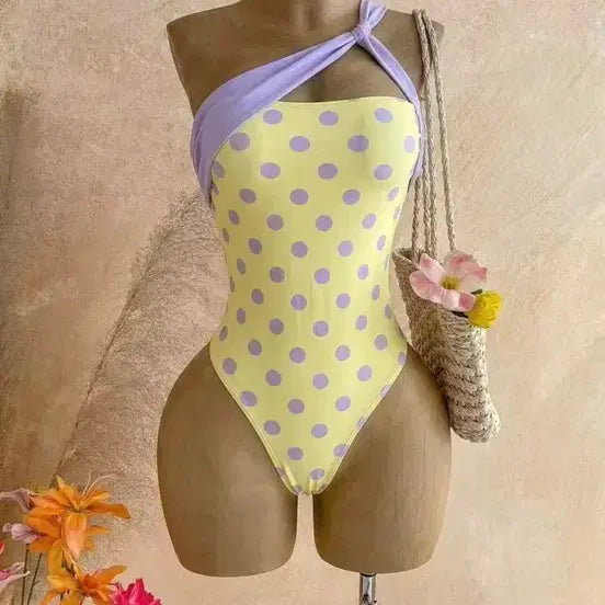 [BUNJANG] Women's Polka Dot Swimsuit / 여성 땡땡이 수영복 미착용 새상품