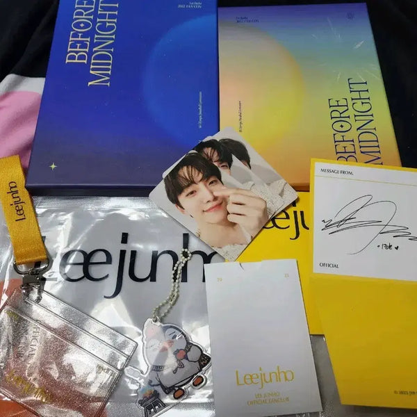 [BUNJANG] Lee Junho "Before Midnight" Album Photocard & Keychain Set / 이준호 팬클럽 포토카드  비포 미드나잇 앨범 포토카드 키링 세트
