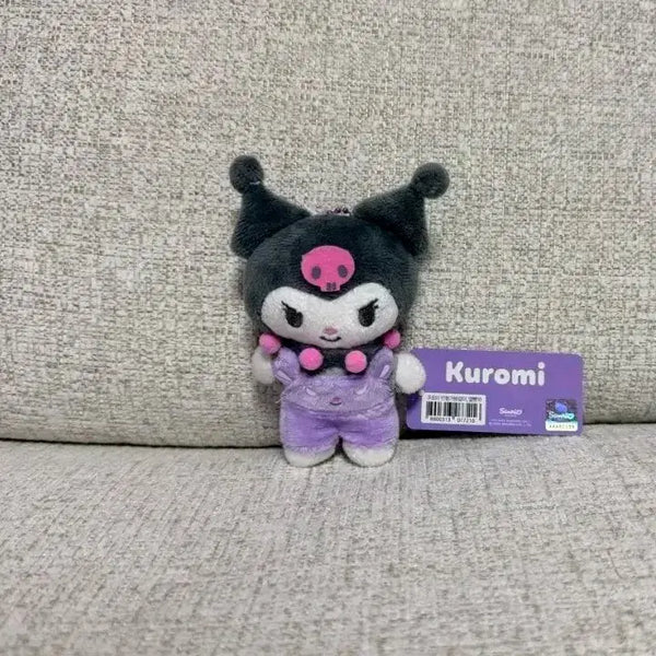 [BUNJANG] Sanrio Kuromi Ball Puffy 13cm Keyring Plush / 정품 산리오 쿠로미 볼빵빵 13cm 키링인형