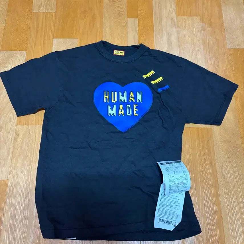 [BUNJANG] Human Made Heart Logo T-Shirt / 휴먼메이드 하트 로고 반팔 티셔츠 새상품