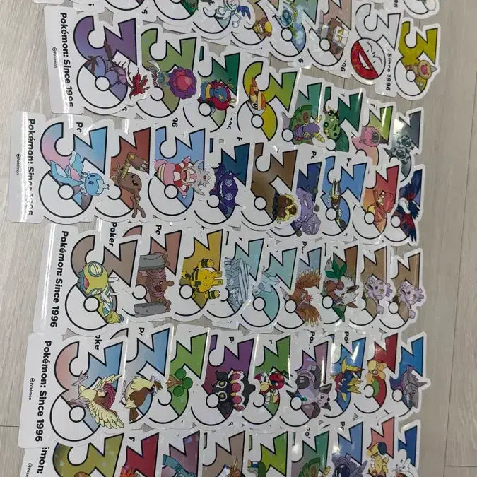 [BUNJANG] 30th Anniversary Chameleon Tail Sticker / 30주년 스티커 칠색조 꼬리선 자마슈 손지브림 삼삼드래