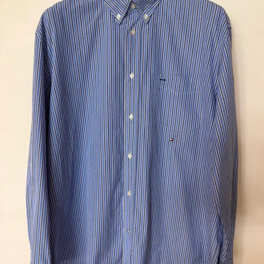 [BUNJANG] Tommy Hilfiger Striped Shirt XL / 타미힐피거 스트라이프셔츠 (새제품. XL)
