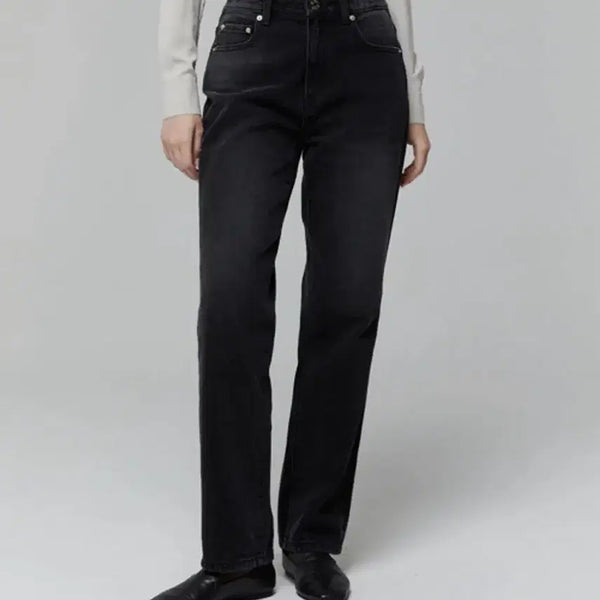 [BUNJANG] Lady Volume Semi-Tapered Jeans, Size M / (새제품) 레이디볼륨 세미 테이퍼드 진 M사이즈