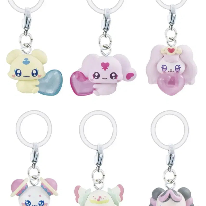 [BUNJANG] Precure Petit Cure Maple Maple Pafu Fuwa Purirun Meron Meroshii Gacha Set / 프리큐어 쁘띠큐어 멧플 밋플 파후 후와 프리룬 메로론 메지루시 가챠
