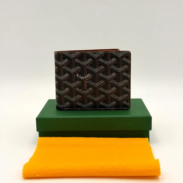 [BUNJANG] Goyard Victoire Bi-fold Wallet Black Tan / 고야드 빅투아르 반지갑 블랙탄