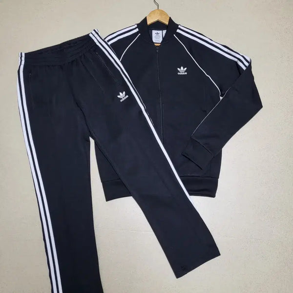 [BUNJANG] Adidas Track Set Jersey Pants Black / 아디다스 져지 바지 트랙 세트 블랙