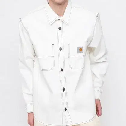 [BUNJANG] Carhartt WIP Chalk Shirt Jacket White XL / 칼하트WIP 초크 셔츠 자켓