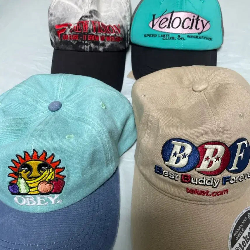 [BUNJANG] OBEY ETCE Bucket Hat Set / OBEY,ETCE, 테켓 모자 4개