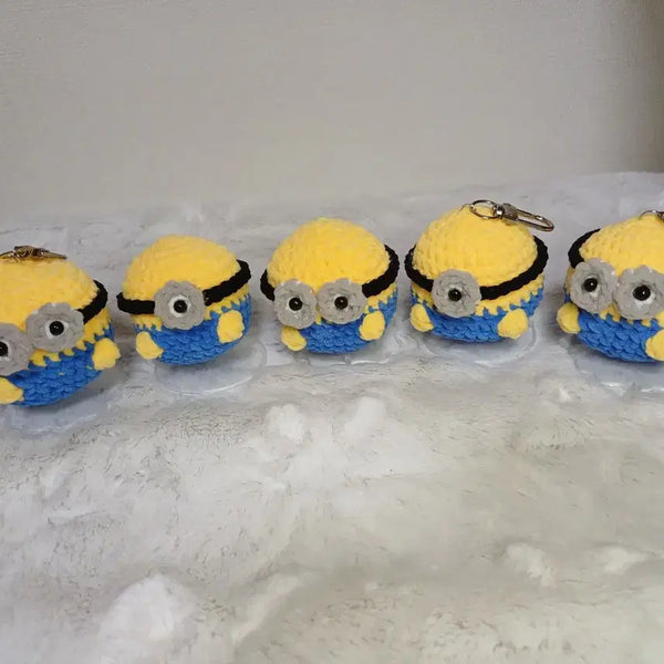 [BUNJANG] Minions Knitted Keyring / 미니xx 뜨개키링