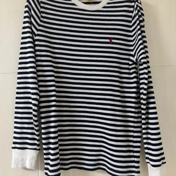 [BUNJANG] Polo Ralph Lauren Striped Long Sleeve T-Shirt / [한번 착용] 폴로 스트라이프 여성 보이즈 긴팔 티셔츠