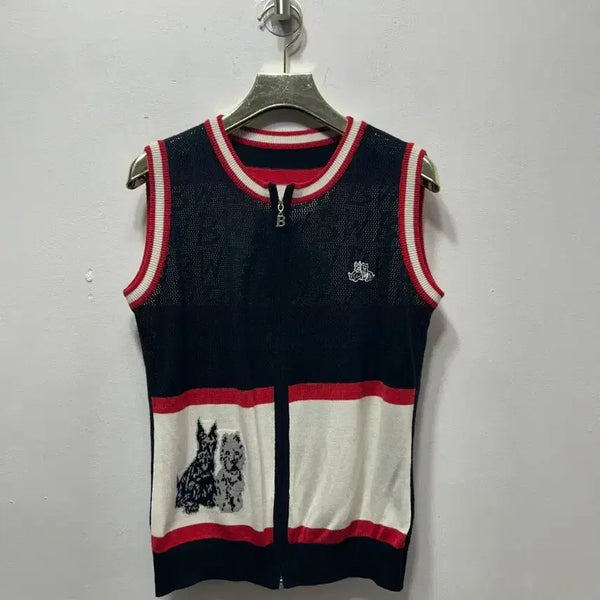 [BUNJANG] Women's Golf Summer Vest Knit Sleeveless S / 여성 골프 여름 베스트 나시 니트 S