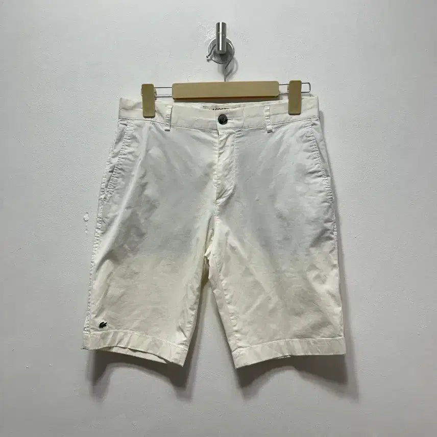 [BUNJANG] Lacoste Ivory Shorts Size 30 / 라코스테 반바지 아이보리 30사이즈