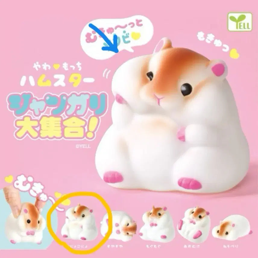 [BUNJANG] YAWAMOCHI Hamster Chapsal-tteok Jelly Junglean / 야와모치 햄스터 찹쌀떡 말랑쫀득 정글리안