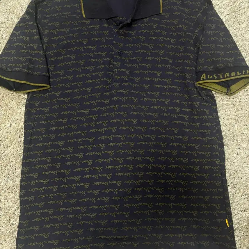 [BUNJANG] Australian Made "Down Under" Logo Polo Shirt Size 100 / 호주제 DONE 카라티 사이즈 100