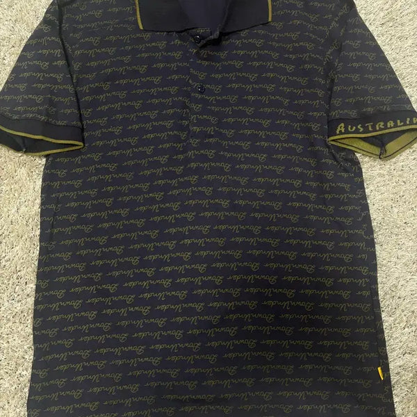 [BUNJANG] Australian Made "Down Under" Logo Polo Shirt Size 100 / 호주제 DONE 카라티 사이즈 100