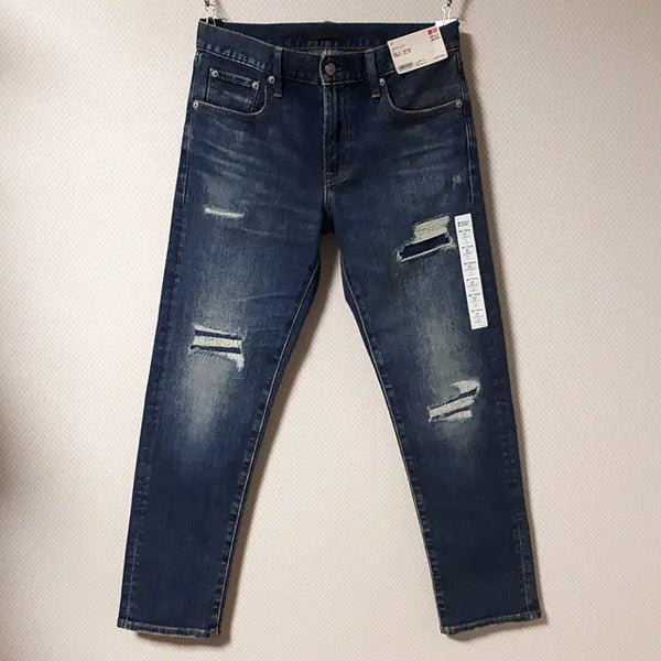 [BUNJANG] Uniqlo Slim Damage Jeans / 30/유니클로 슬림 데미지 청바지/30-1050