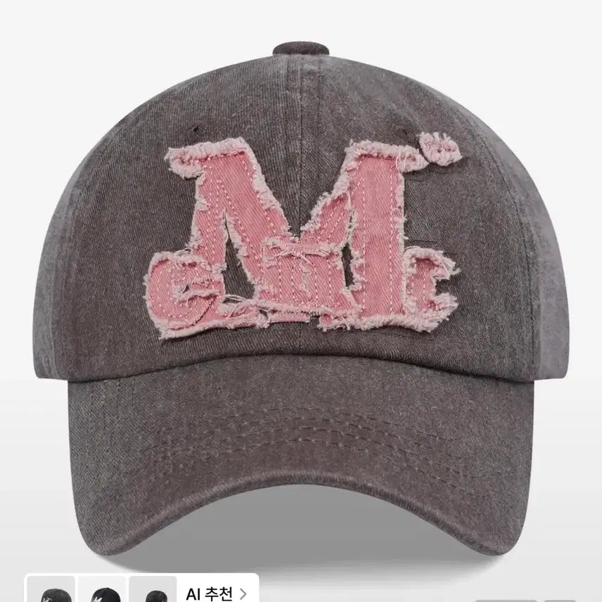 [BUNJANG] Musent Vintage Washed Apfel Cap Washed Chocolate / 무센트 빈티지 워싱 아플리케 볼캡 워시드 초코